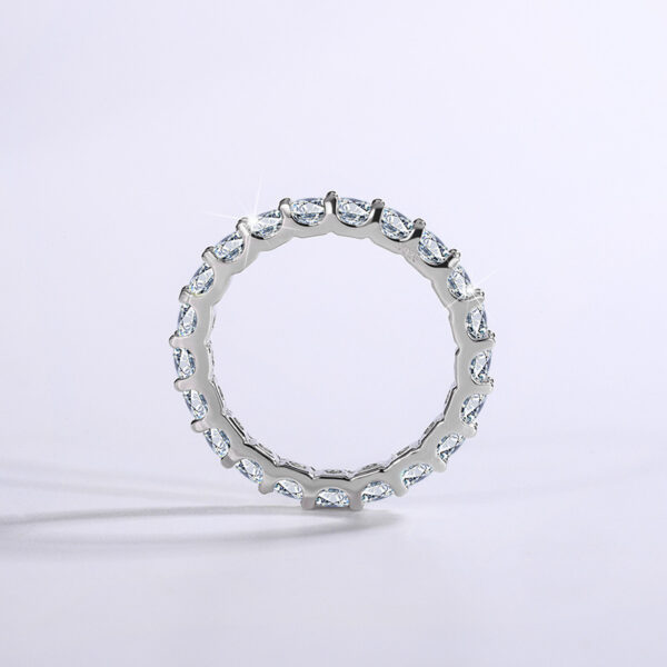 Eternity Moissanite Band Ring - Image 2