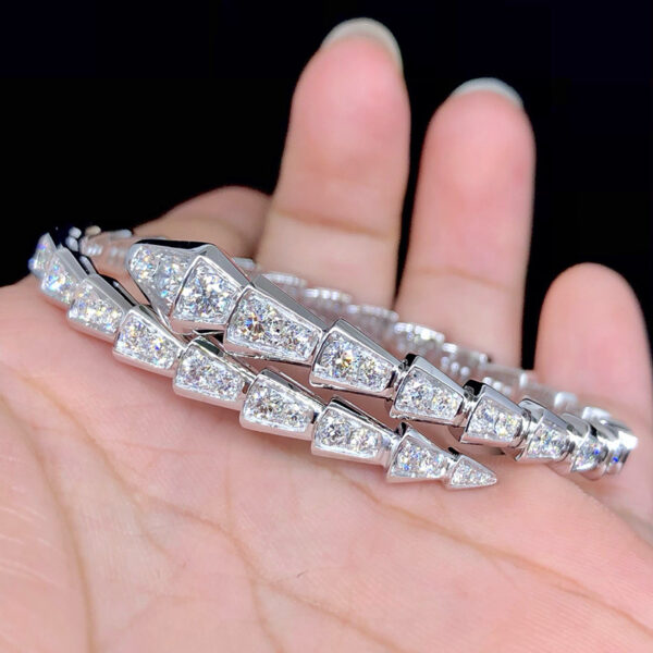 Enchanted Serpent Supreme Moissanite Luxury Bracelet - Image 4